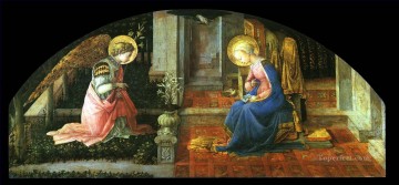 Filippino Lippi Painting - La Anunciación Christian Filippino Lippi